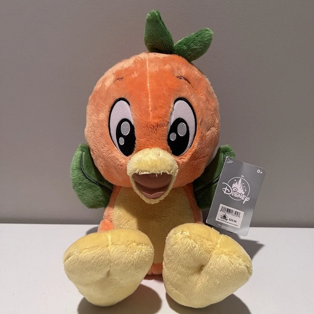 Disney Parks Orange Bird Big Feet Plush 10
